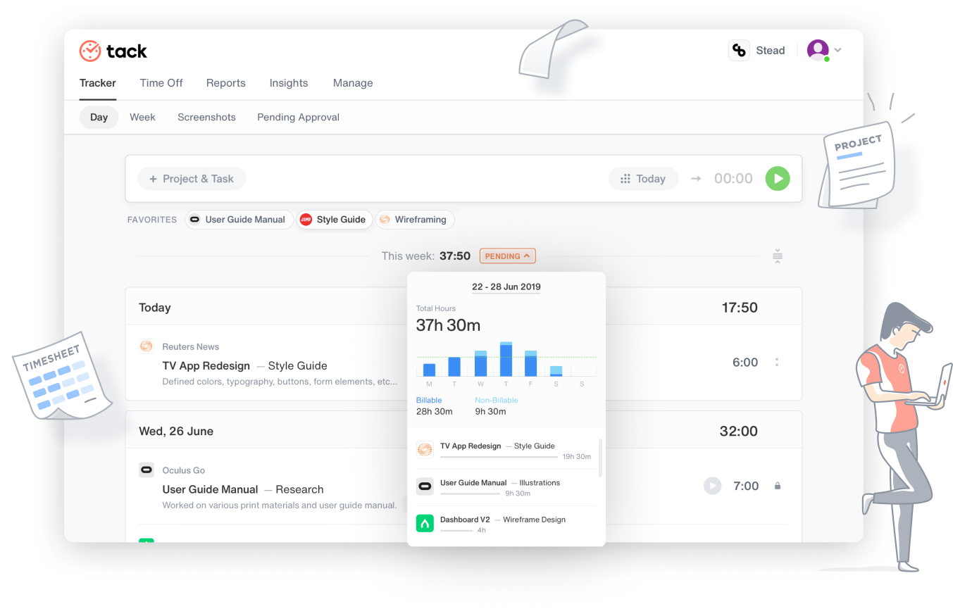 Tack Time Tracking